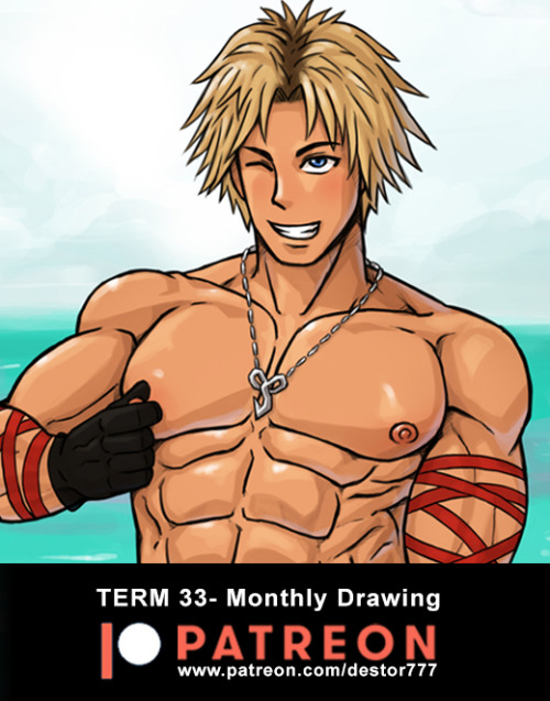 Term33 monthly drawing for patrons paid on January 2018 bill. Featured Tidus from FF10 playing his b