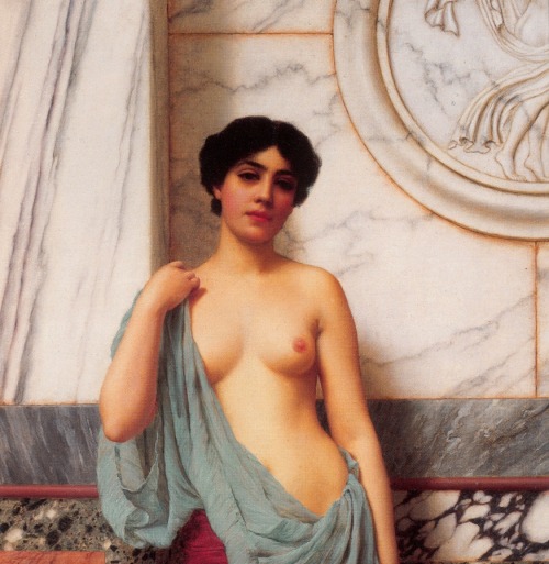 loeilballon: John William Godward, At the Thermae (1909)