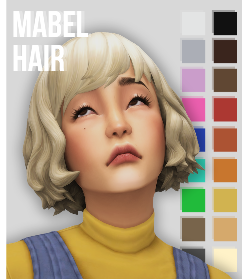 okruee:mabel hair yes i named this hair after mabel from animal crossing (also if ur interested i 