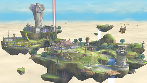 nothingbutgames:  Stages based on The Legend of Zelda series through the Super Smash