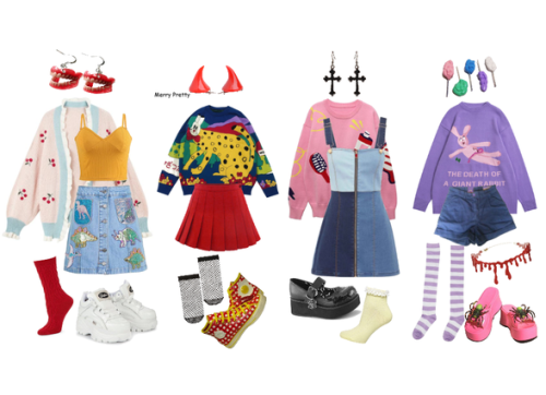 getsikndie: more urstyle outfits because i love making these