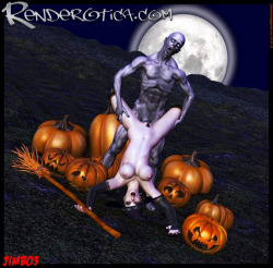 Halloween Hijinxcreated By Renderotica Artist Jimbo3Artist Studio: Http://Renderotica.com/Artists/Jimbo3/Home.aspx