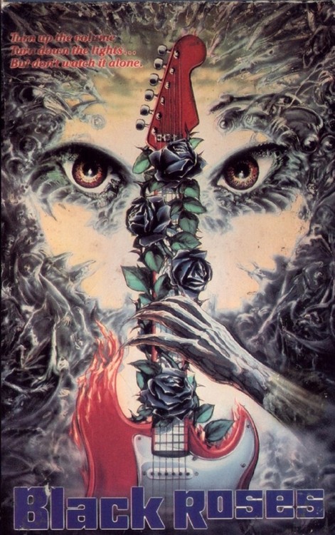 cinematicwasteland:Black Roses (1988)Demons hypnotize the general public by posing as a rock and rol