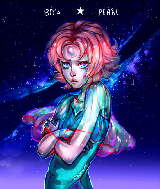 kyamberus:  ‘Tis the perfect night for a SaltyRetroPearl.jpeg ✧( facebook ・art