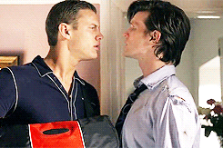 lostinmysins:I think that the Doctor keeps doing that up and down action because he’s like I’ve seen