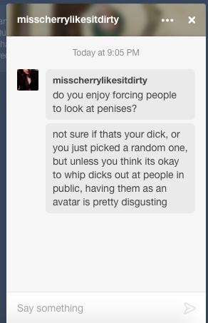 samanthajonessb:  kawaiijamaican:  theescortbunny:  sakafxkhrd:  @kawaiijamaican, you mean like this    She got mad at a sex worker for reblogging a sex work post?Will this person EVER calm down???  Fuckin never thats the thing she never asked him if