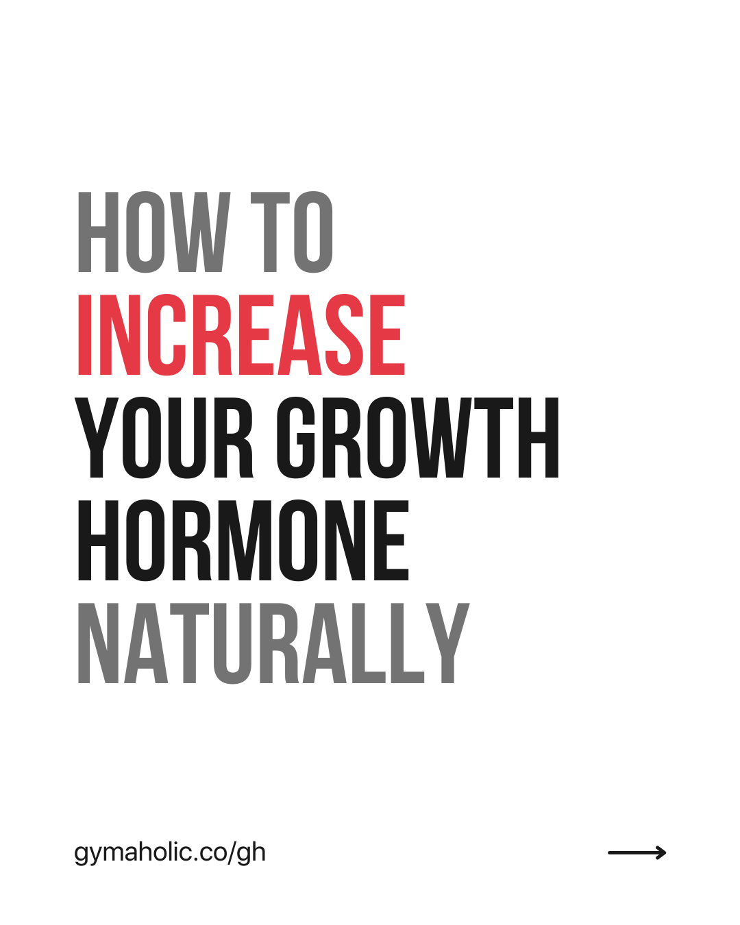 Growth Hormone doesn’t only increase your gains, but also accelerates the