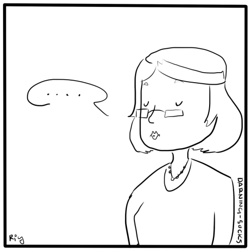 darning-socks:  School logic.