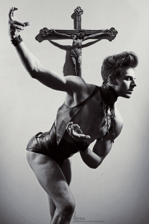 gay-erotic-art:  artofdavidkawena:  ✝INRI✝ CREDITS - PHOTOGRAPHY - David Kawena facebook.com/david.kawena FASHION - Nick Stryker www.nickstryker.com STYLING AND ACCESSORIES - David Kawena/Nick Stryker  MAKE UP AND HAIR - David Kawena  LIGHTS - David