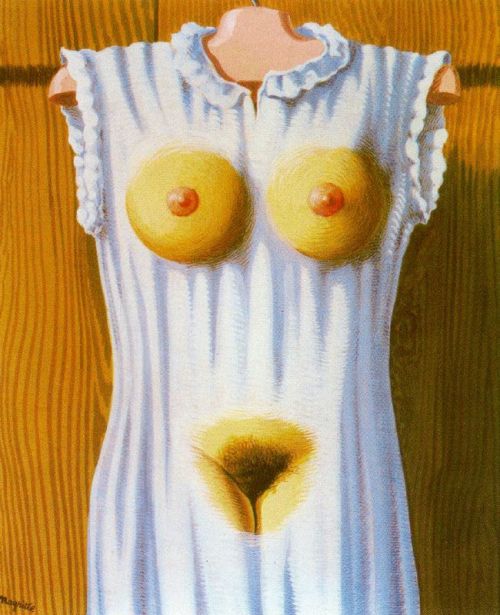 renemagritte-art:  The philosophy in the bedroom, 1962 Rene Magritte  la philosophie dans le boudoir