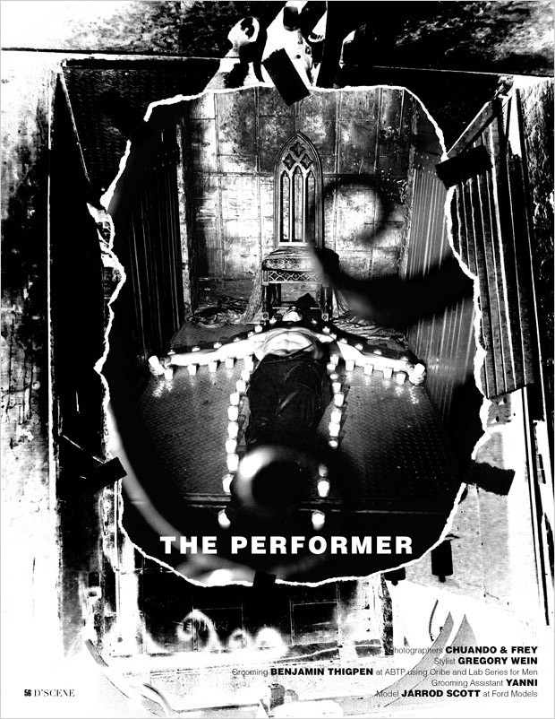 revorish:   The Performer  Jarrod Scott by  Chuando &amp; Frey w/ styling by