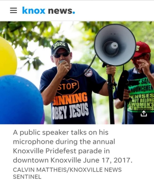 This has to be the tepid, milquetoast caption of vitriol spewing hate preachers I&rsquo;ve ever seen