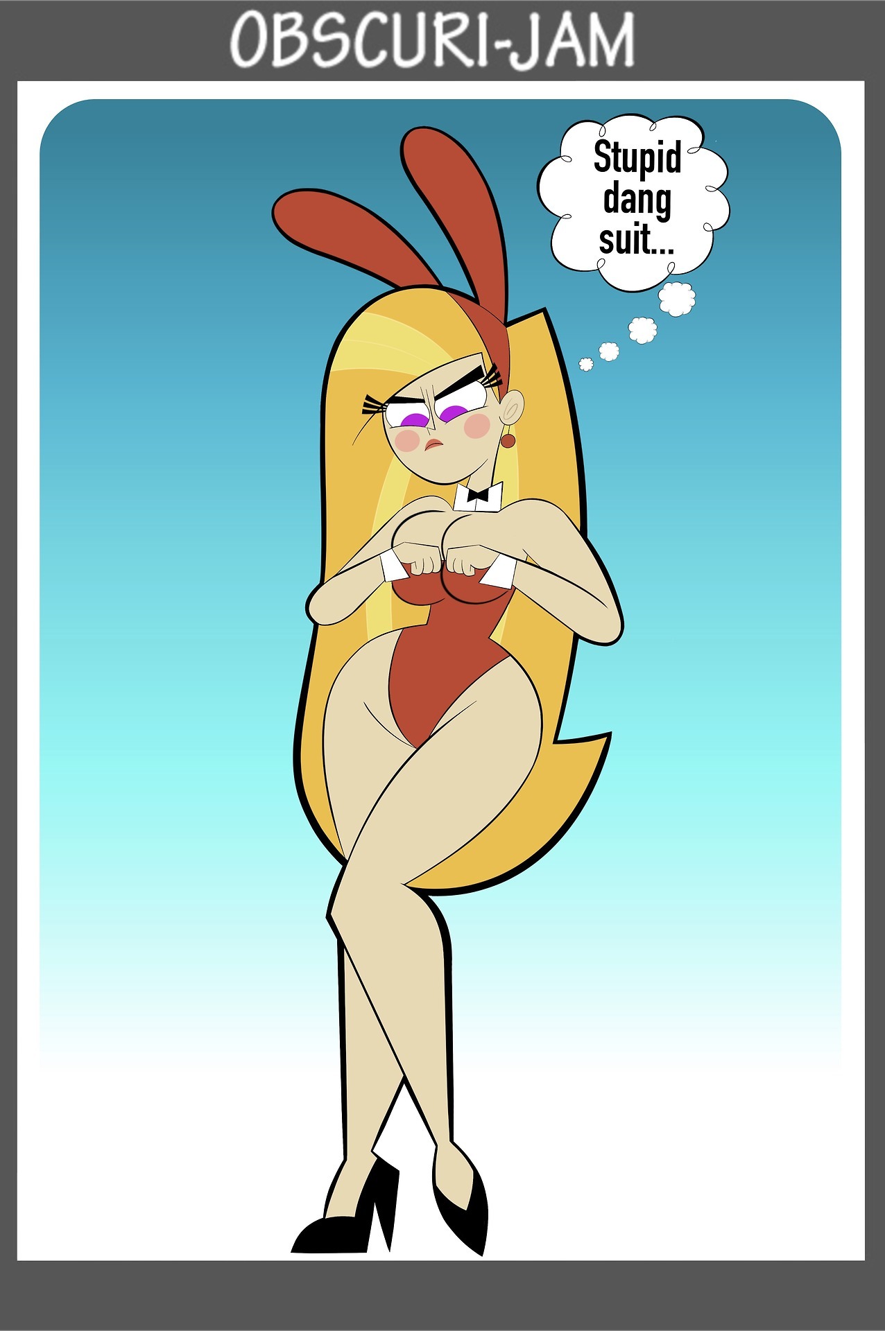ck-blogs-stuff:  Easter: Match Girl’s Bunny Suit Problem by CK-Draws-Stuff  Happy