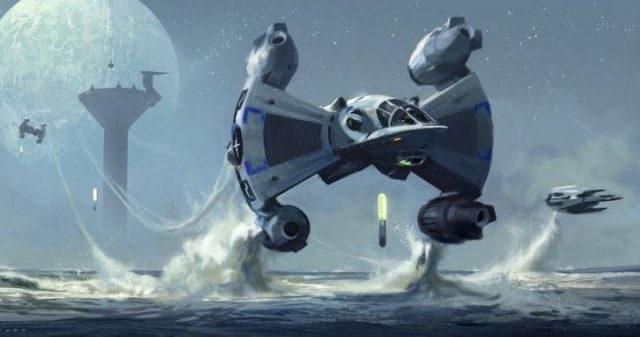 fuckyeahspaceship:The Last Starfighter remake concep art. Cool