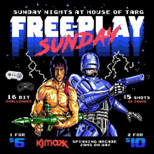 Every Sunday the House of TARG serves #brunch from 11am-2pm and then goes into FULL FREEPLAY MODE st