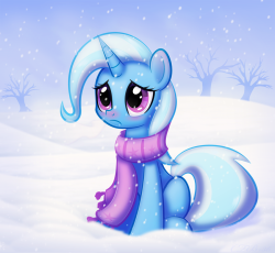 Awwww! ;W; I Wanna Scoop Her Up Into A Big Hug And Carry Her Into The Warmth!