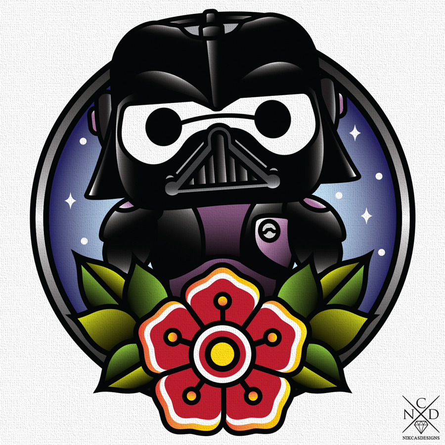 nikcasdesigns:  Luke, I am your personal healthcare companion. Darth Baymax prints