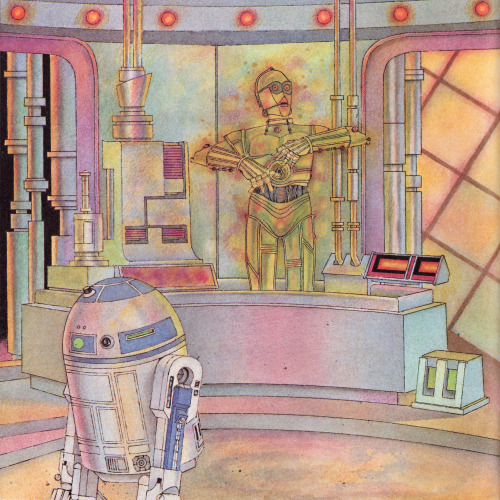 vintage-robots: My favorite illustrations from: Star Wars - The Mystery of the Rebellious Robot Rand