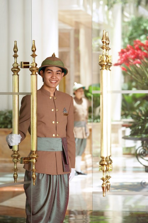 Doorman in Shangri-La Hotel ,Bangkok.