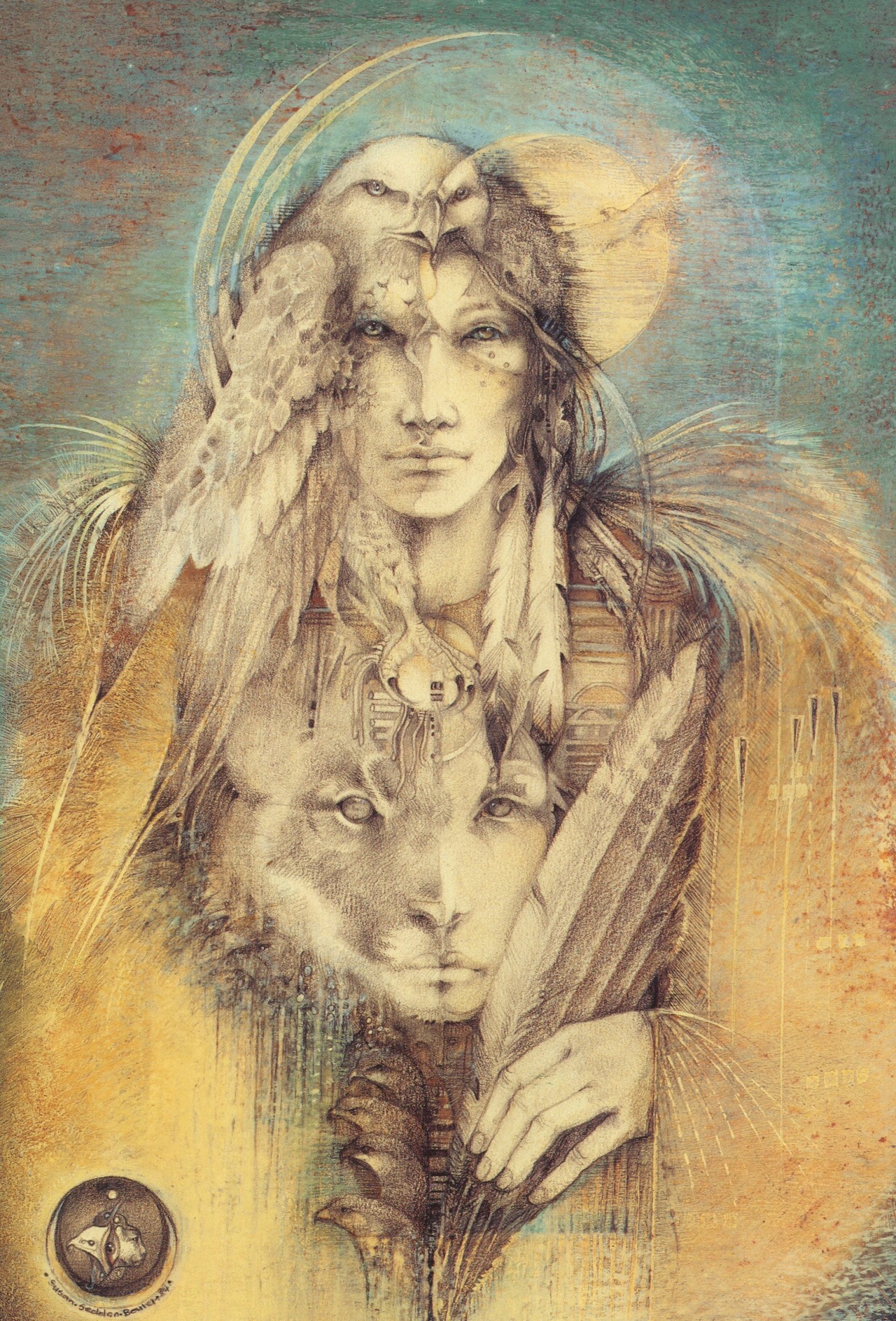 Rites of passage
Shaman: The Paintings of Susan Seddon Boulet (San Francisco: Pomegranate Art Books, 1989)