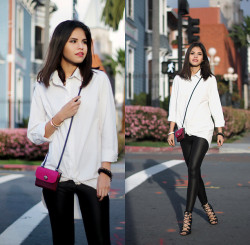 lookbookdotnu:  The oversized white shirt