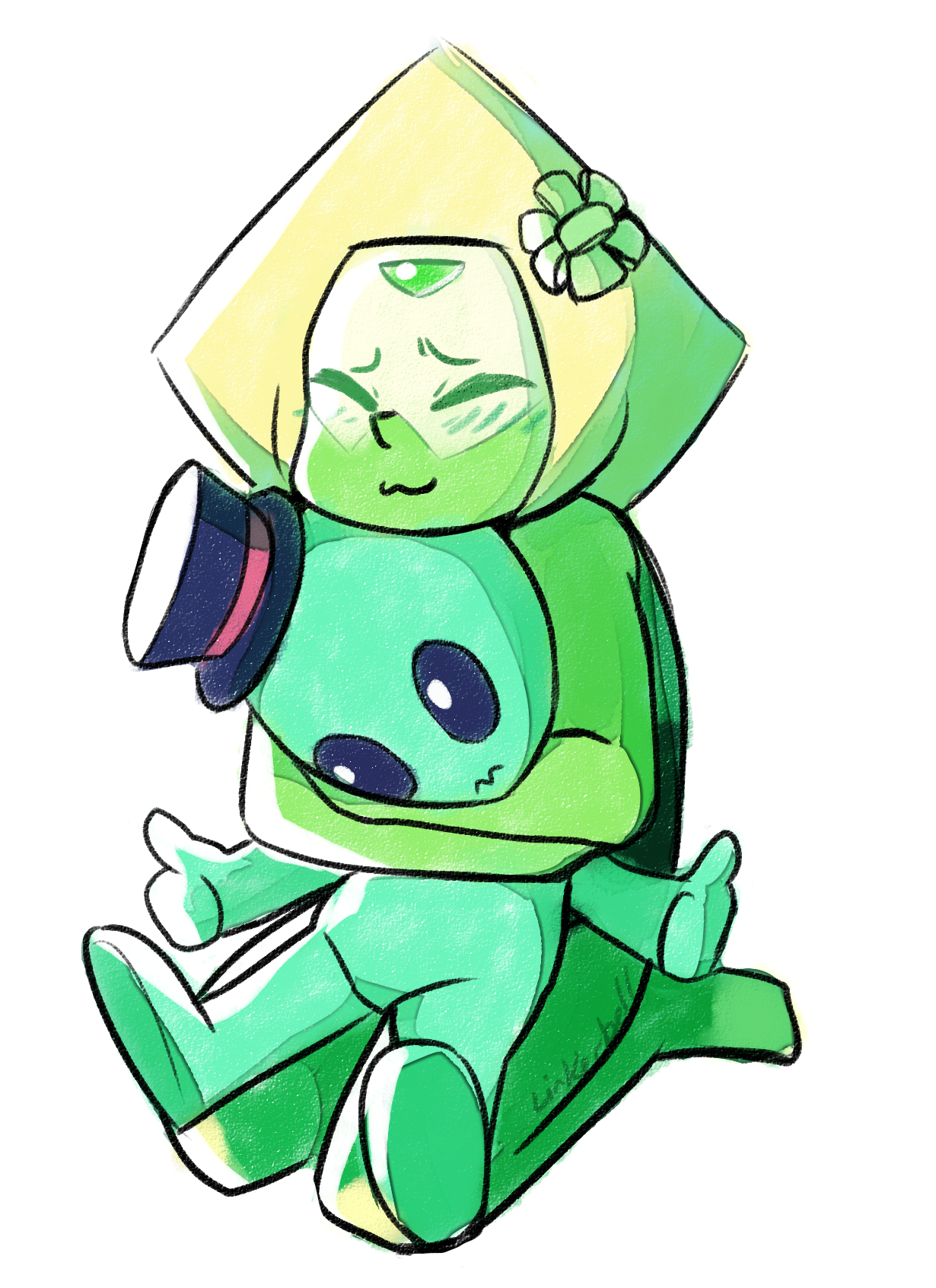 linkerbell:  so the newest member of the crystal gems is pretty cute 