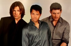 mywaywardsammy:  Jensen, Misha, and Jared.