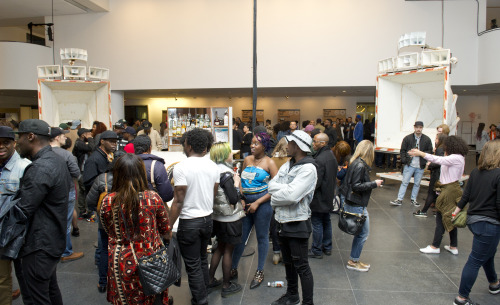 If you’re loving our lobby transformed as a living soundsystem by Tom Sachs: Boombox Retrospective, 