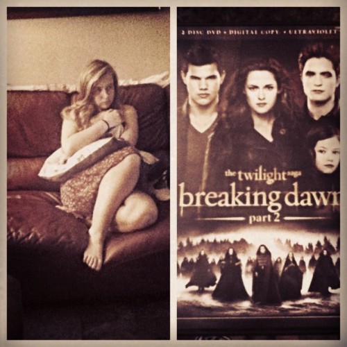 Girls night in #sisters #movie #girlsnightin #breakingdawnparttwo #twilightsaga #iwasatwihard #rpat