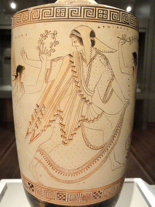 Atalanta Lekythos, 500-490 BC, Greek, Attic, attributed to Douris