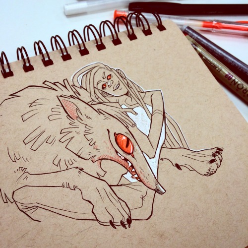 pencilshaevings: werewolf girlfriends