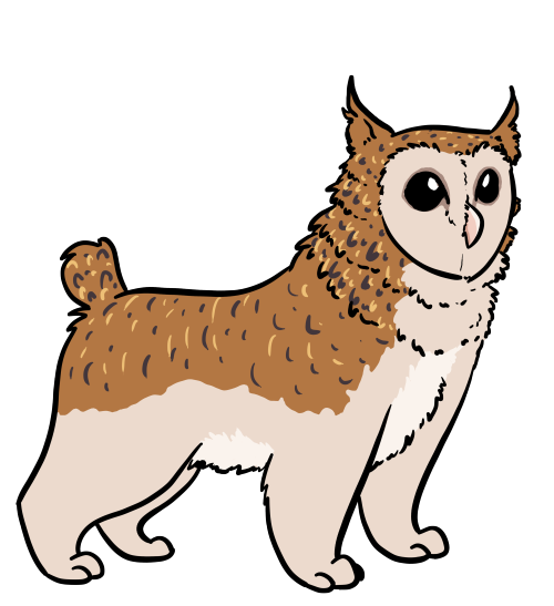 foldingfittedsheets: Two new designs went up in my Redbubble shop today. A second baby owlbear, and 