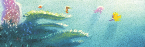 scurviesdisneyblog:Finding Nemo concept art by Ralph Eggleston 