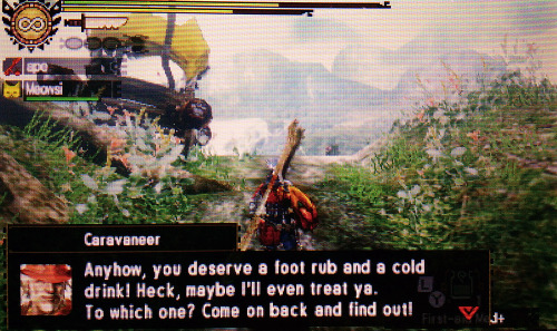 apebit:  My kind of reward… (Game: Monster Hunter 4 Ultimate)