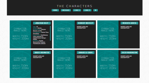 jakehelps: Character Masterlist #7 by jakehelps This masterlist was specifically requested by eliz