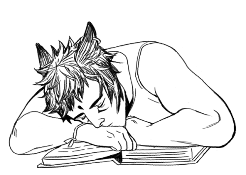 He’s trying his best, it’s just that those books are really&hellip;relaxing&hell