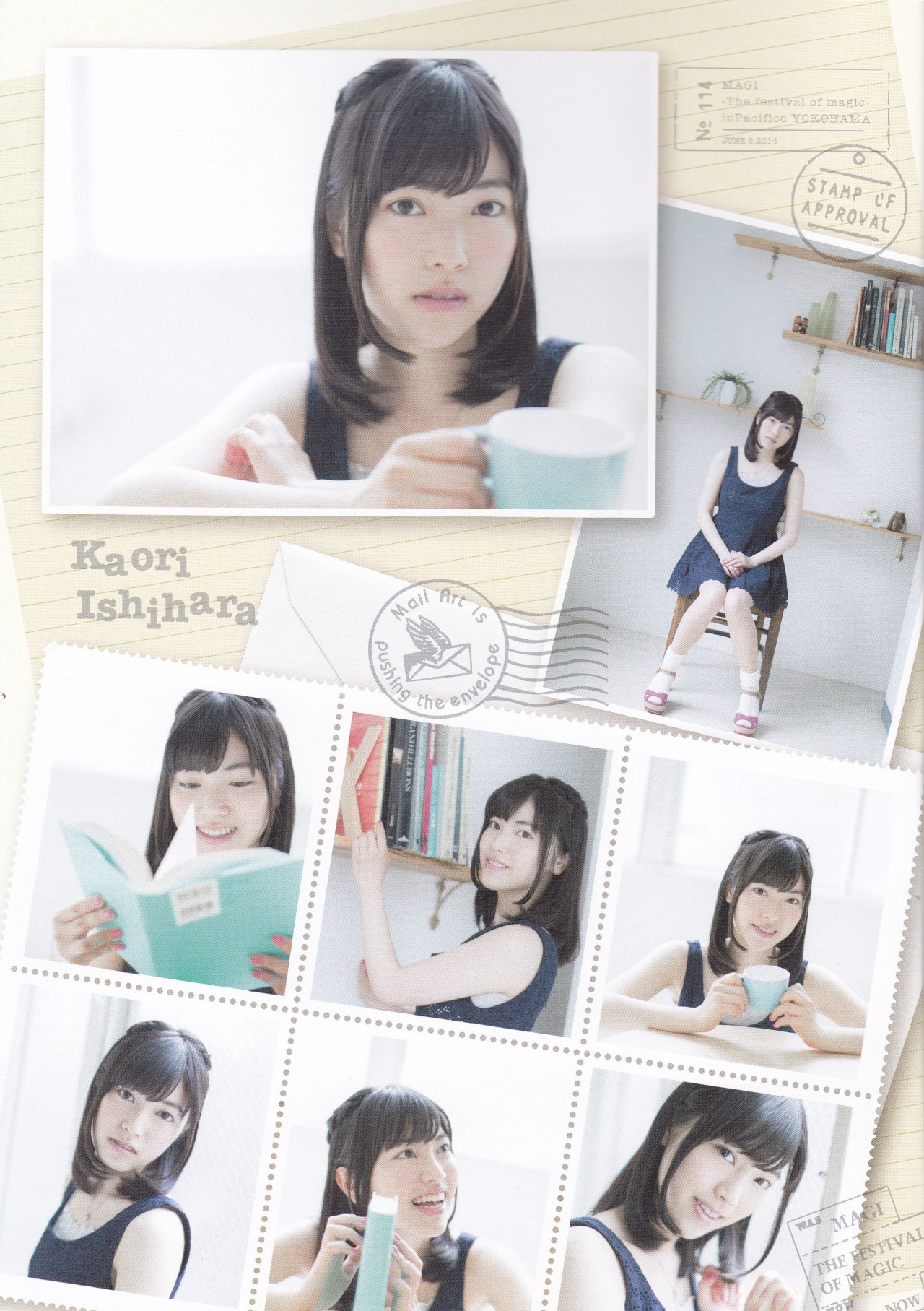 seiyuuscans:  Kaori Ishihara and Haruka Tomatsu from the Magi Fes pamphlet Please