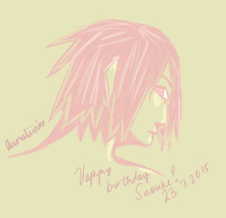 lunaliini:  Happy Birthday Sasuke Uchiha!