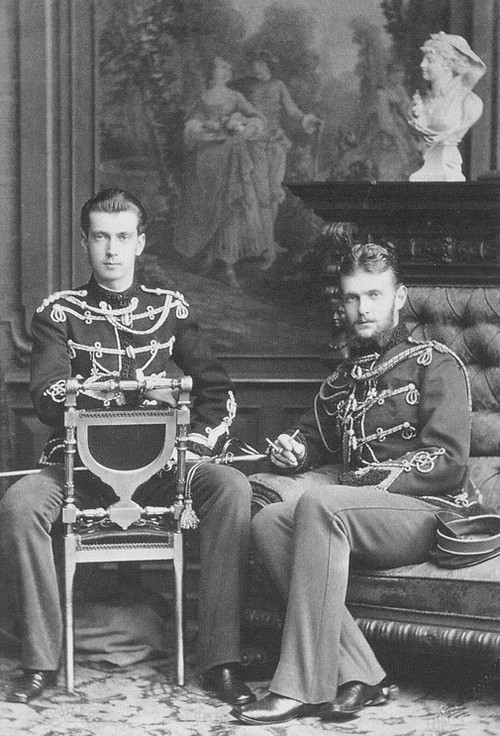 thesixthduke: fuck-yeah-romanov-hotties: A personal favourite of mine; Grand Dukes Paul and Serge Alexandrovich, brothers of Alexander III.