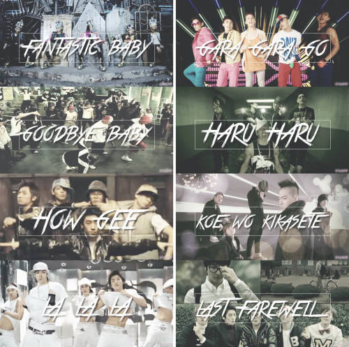 BIGBANG’s MV throughout 9years Please never stop making music and continue inspiring people. Happy 9