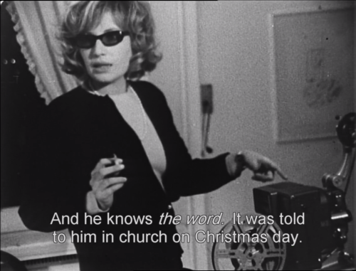 Monica Vitti discusses the making of L’Avventura with Michelangelo Antonioni, 1966Film Board of Cana