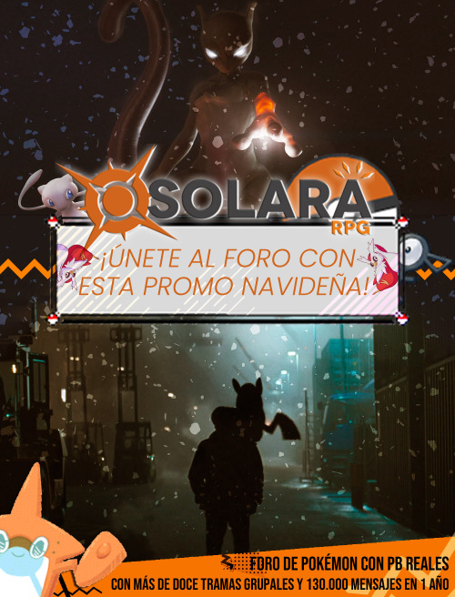 Solara RPG es un foro de pokémon con PB reales y mucho movimiento en tramas grupales y actividad, co