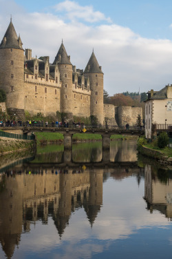 wanderthewood:  Josselin Castle, Brittany, France by Aymeric Gouin 