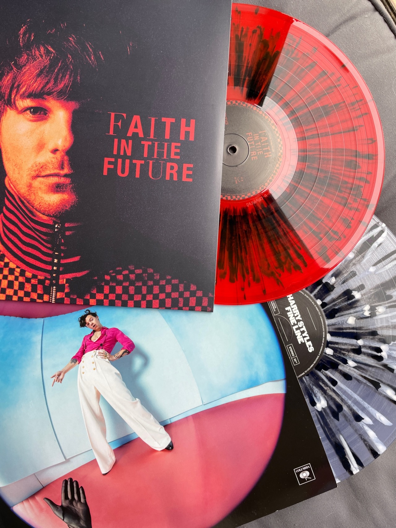 Faith In The Future Black & Red Vinyl