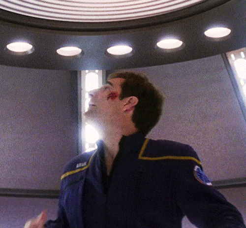 SCOTT BAKULA As Capt. Jonathan Archer in Star Trek: Enterprise “Broken Bow”