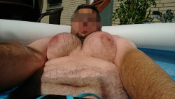 Omgknutson:  A Hot Day In The Pool! Enjoy My Wet Titties =)