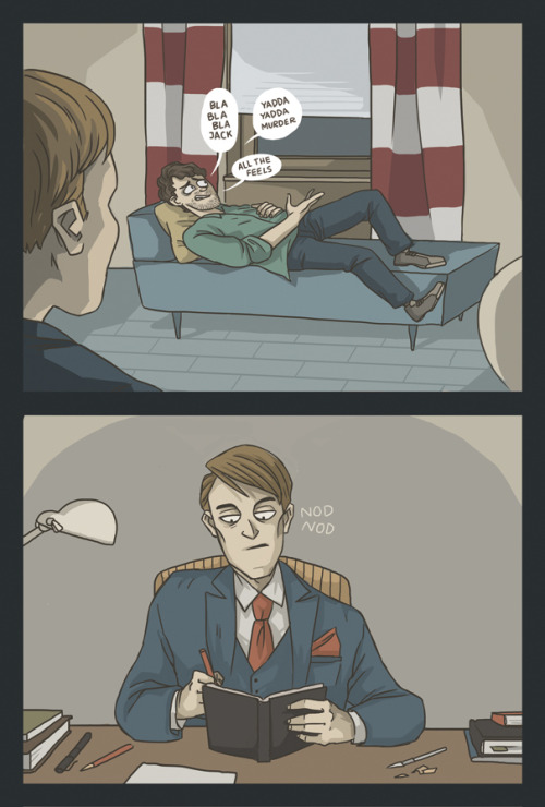 herospy:“The Adventures of Hannibal the Cannibal #1”My first Hannibal fanart! Just somet