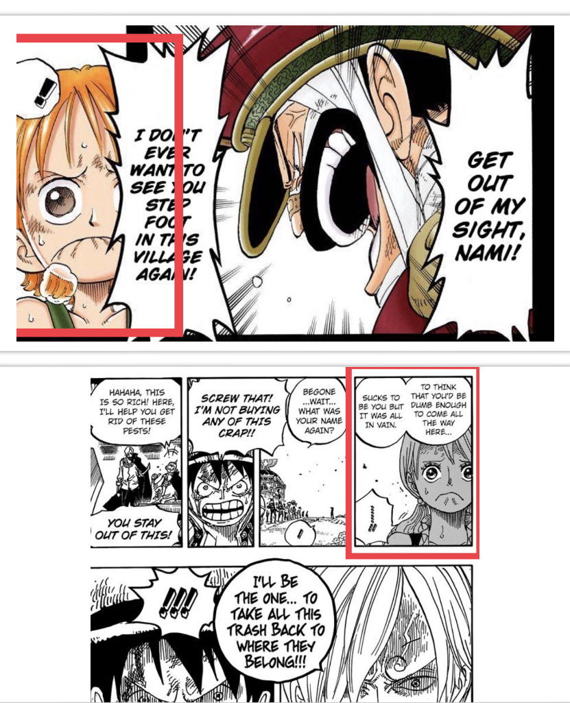 Can Not Handle Dumb People Sanji Nami S Past And Bellemere The Parallels