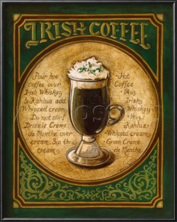 inionansneachta:   ℑrish Cσƒƒee  ~  (recipe)   🍵-Fill footed mug or a mug with hot water to preheat it, then empty.  🍵-Add 2 teaspoons of brown sugar.   🍵-Pour piping hot (strong) coffee into warmed glass until it is about ¾ full.   🍵-Stir
