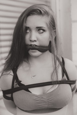 hogtiedwhore:  sashalee-kong73:  Gagged with a scarf and tied up with black ropes by ditz71   me watching my kidnapper and the other man talking about a price and finally realizing whats about 2 happen